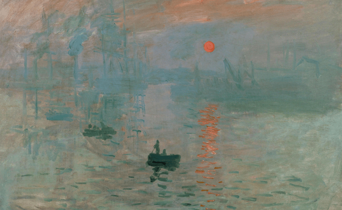 «Inntrykk av en soloppgang» av Claude Monet (1872)