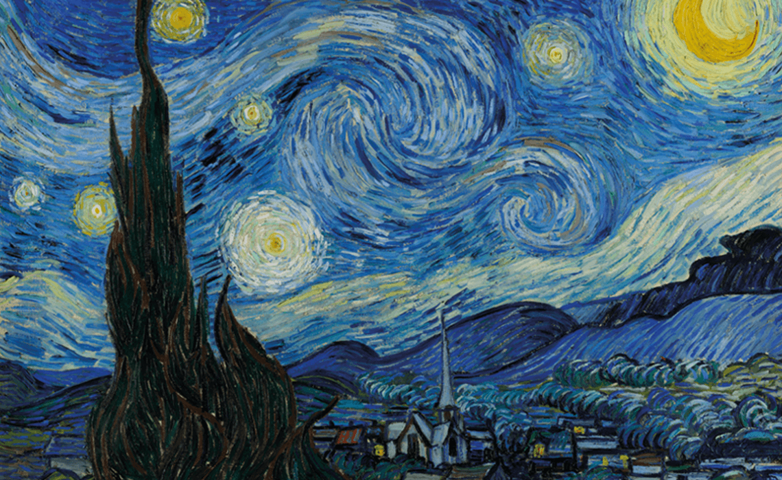 «Stjernenatt» av Vincent van Gogh (1853-1890)