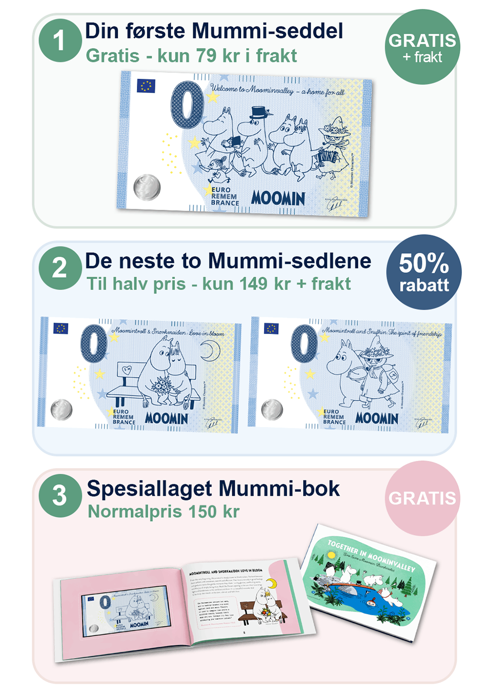Slik starter du Mummi-samlingen