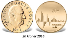 Sirkulasjonsmynt med særpreg i anledning Norges Banks 200-årsmerkering. Samme institusjon har brukt lang tid på å bestemme seg for neste minnemynt i sølv.