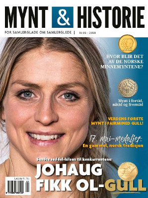 Mynt & Historie 1 2018 med Therese Johaug og OL-seddelen