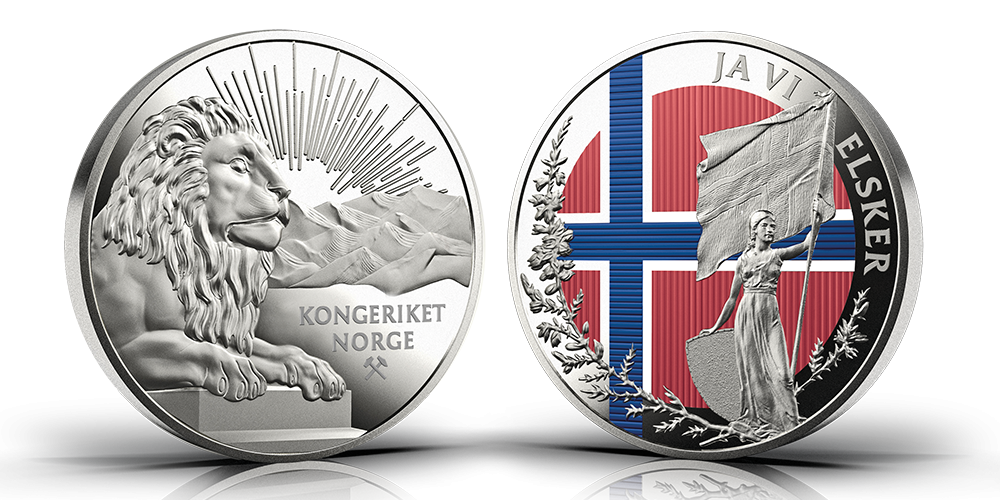 1 kilo Flagget medalje 1 kilo Flagget medalje