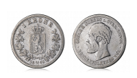 1 krone 1890 advers og revesr