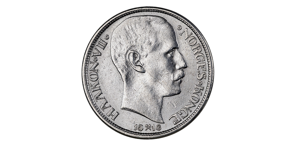 1 krone 1916 advers side