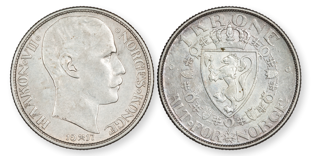 Norges aller siste 1-krone i sølv