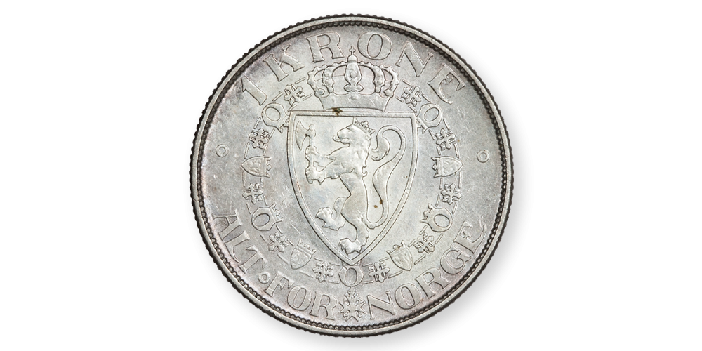 Norges aller siste 1-krone i sølv