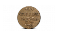 1 skilling 1771 revers side