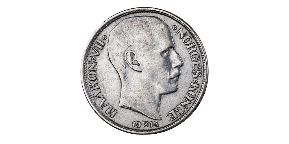 1 krone 1914 advers side