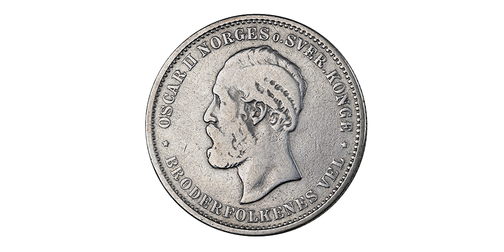 2 kroner 1892 advers