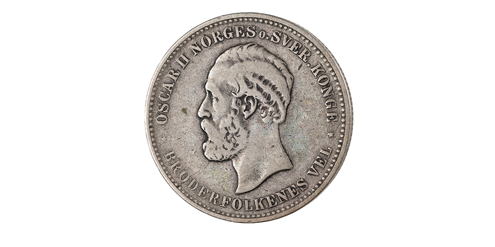 2 kroner 1894 advers