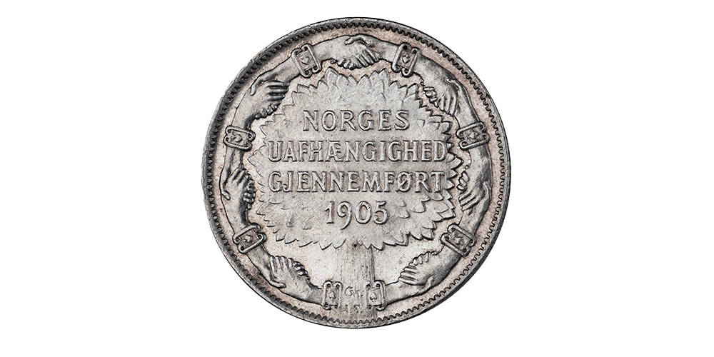 2 kroner 1907 advers