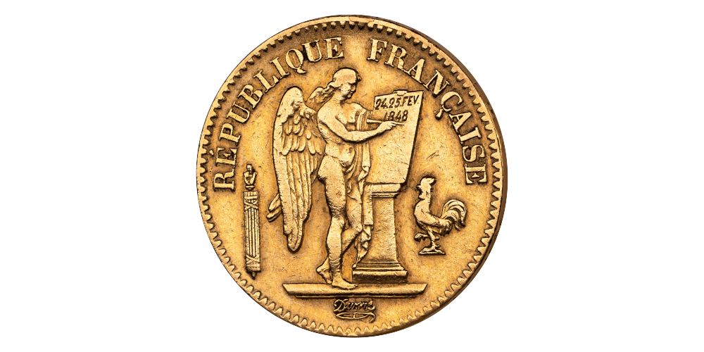 20 Franc Engel 1848-1849 advers