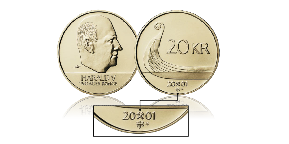 Kong Haralds sjeldneste sirkulasjonsmynt