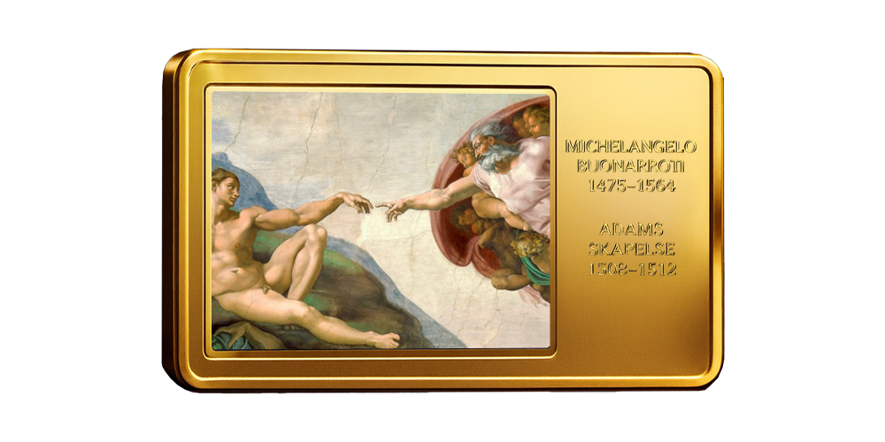 "Adams skapelse" p&aring; kunstbarre