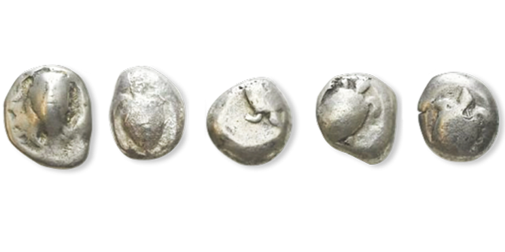 Europas eldste mynter - skilpaddestater