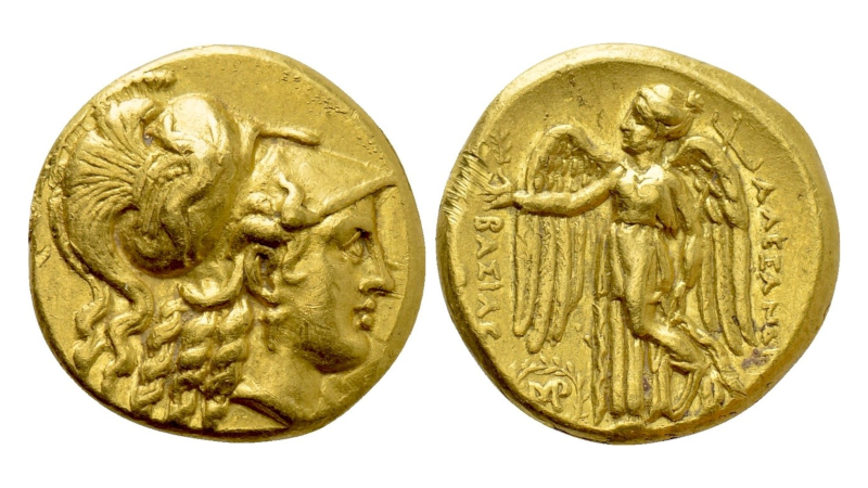   Aleksander den store stater gull