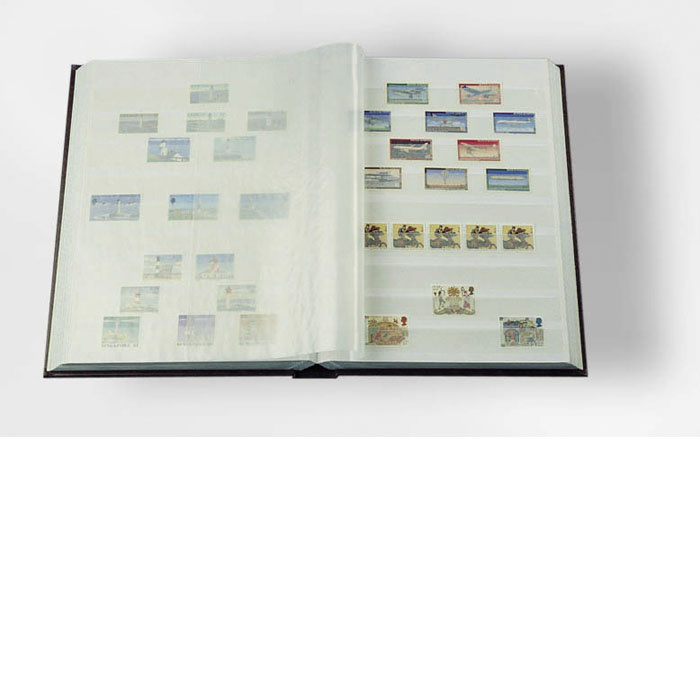 Frimerkealbum med hvite sider Frimerkealbum med hvite sider