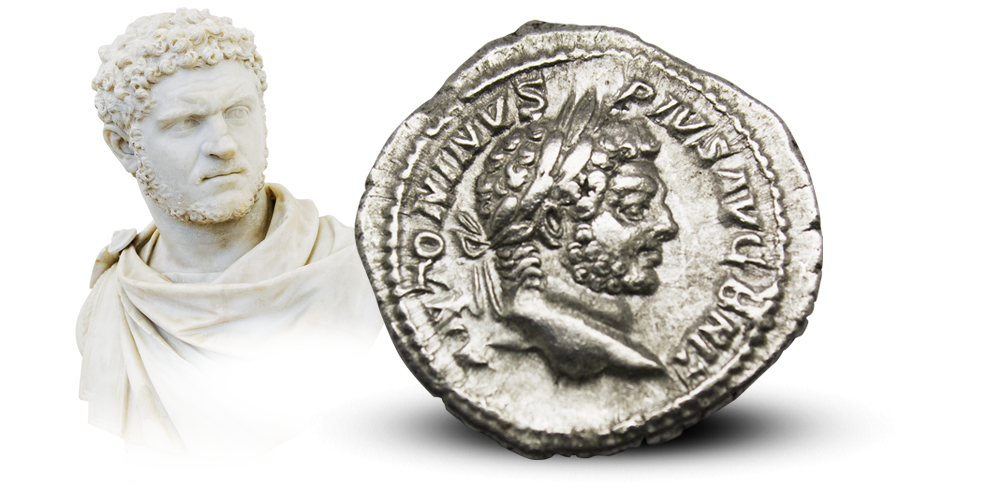 Caracalla denarius 212-213 e.Kr. Caracalla denarius 212-213 e.Kr.
