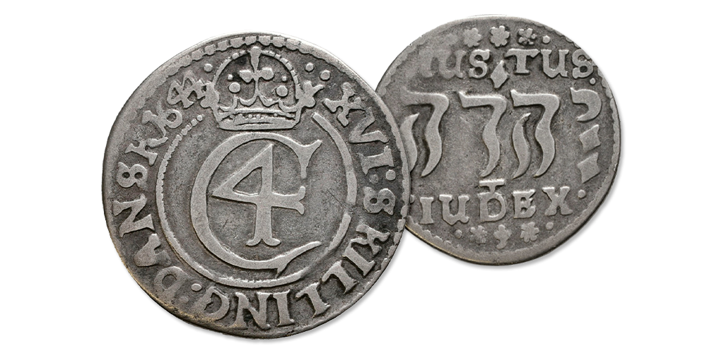 Christian IV 1 mark 1644-1647