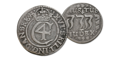 Christian  IV 1 mark  1644-1647 