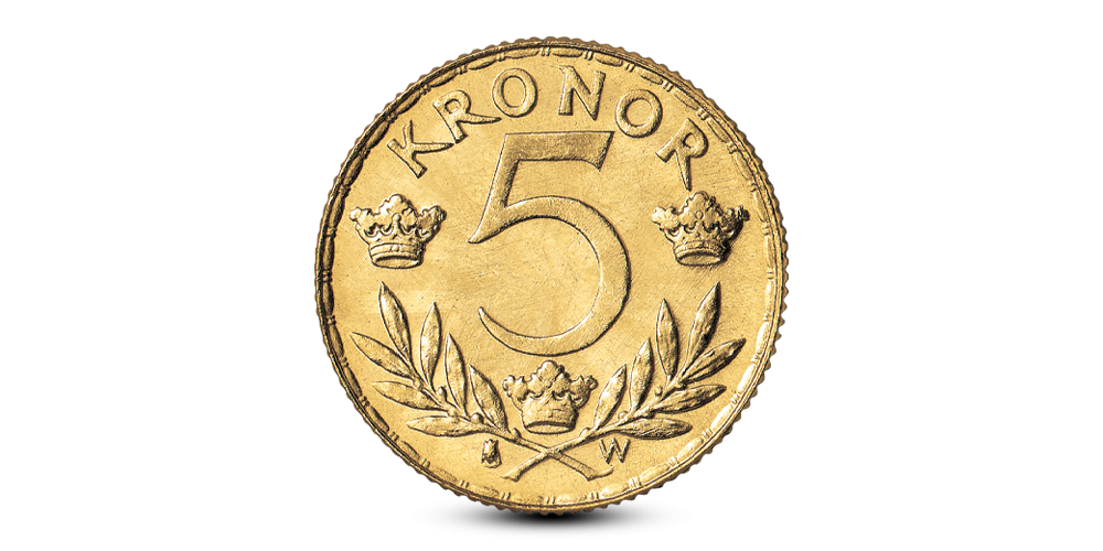 Skandinavias siste 5-krone i gull