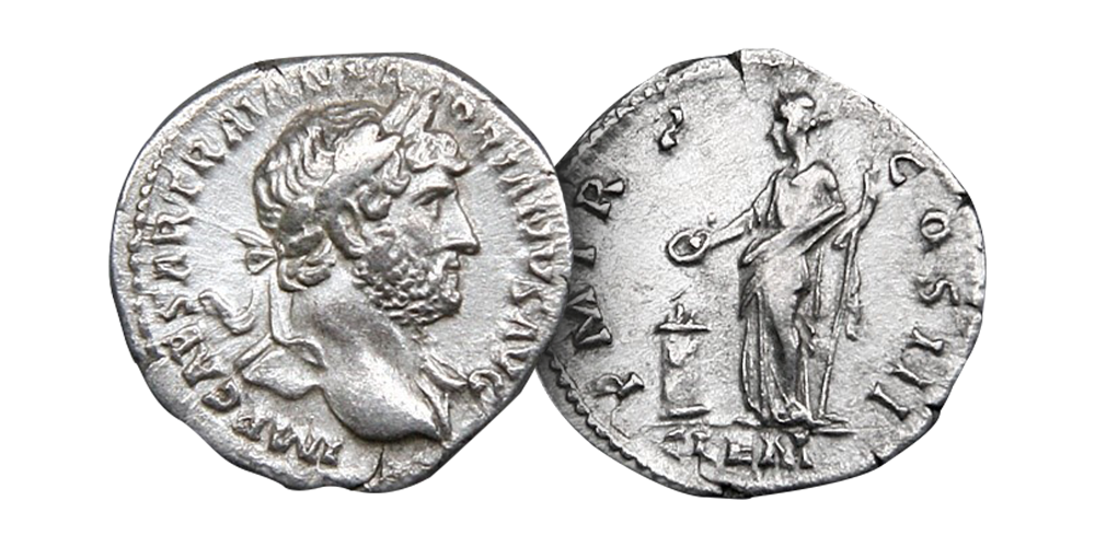 Hadrian Denarius Hadrian Denarius