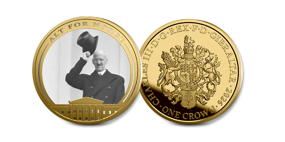 Offisiell Kong Haakon VII minnemynt