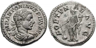 Elagabal denarius 218-222 e.Kr 