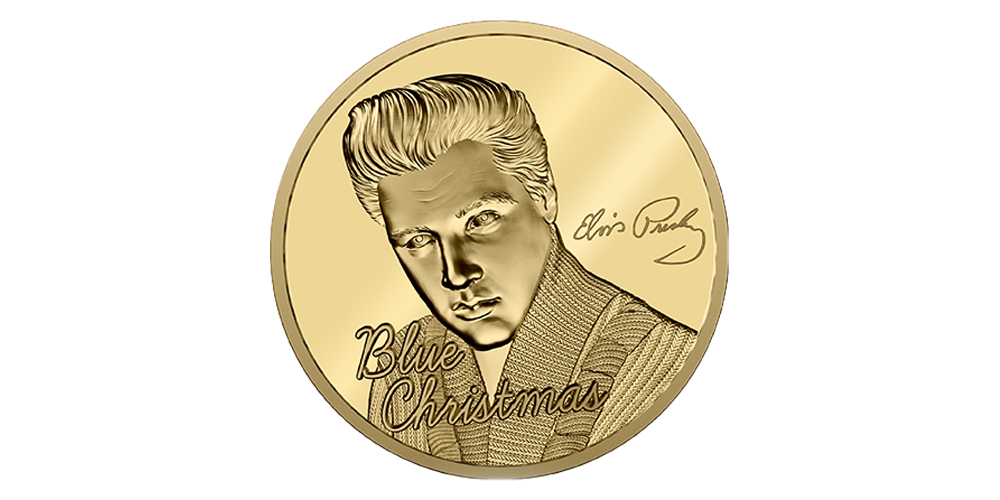 Offisiell Elvis Presley julemynt