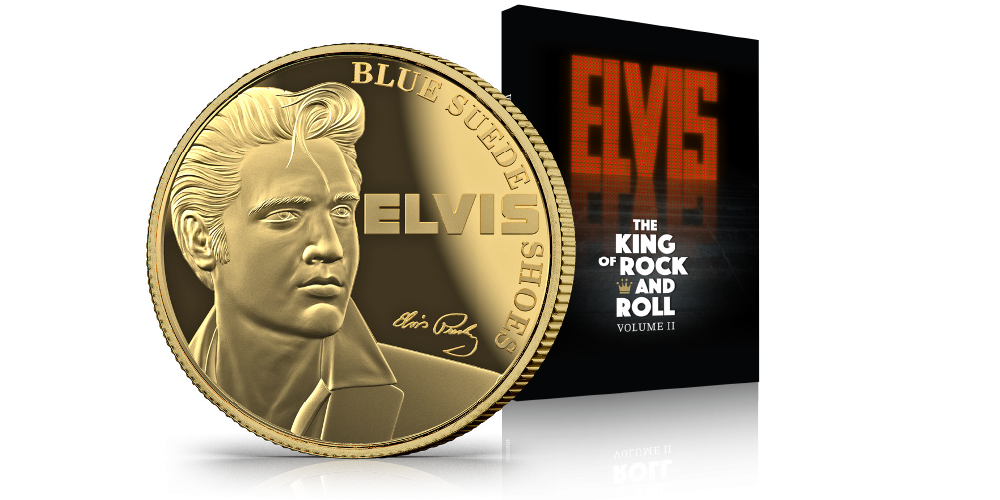 Prestisjegullmynt hyller Elvis