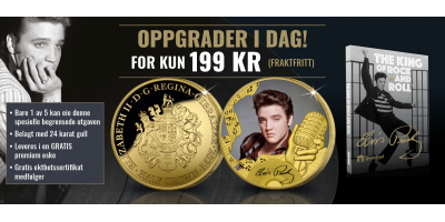 The King of Rock and Roll - gullbelagt spesialutgave