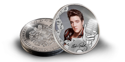 Offisiell Elvis minnemynt - GRATIS for deg