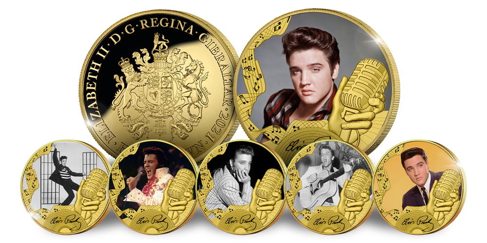 6 myntsettet til Elvis 6 myntsettet til Elvis