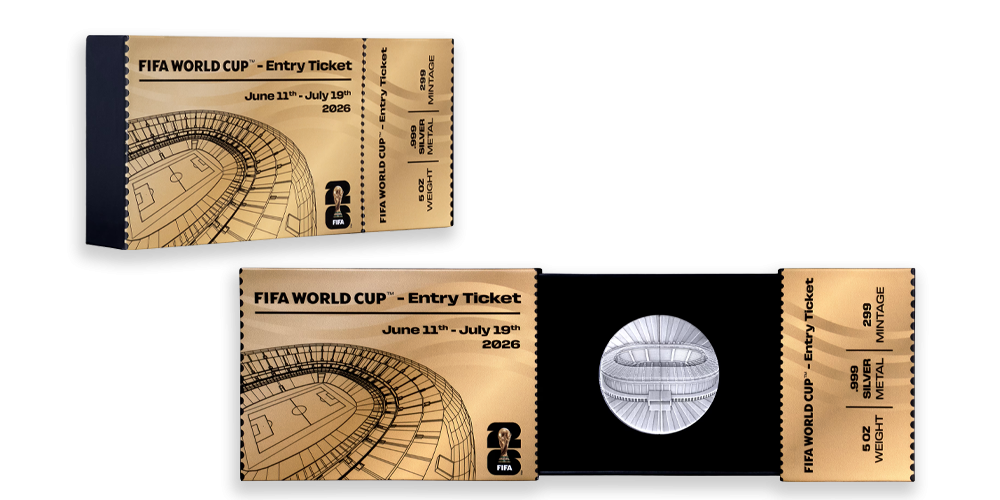 Den offisielle FIFA 26&trade;Sliding Door-mynten