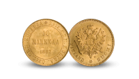 10 markkaa med årstall 1882