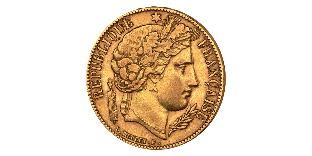 20 franc Ceres II 1851 advers