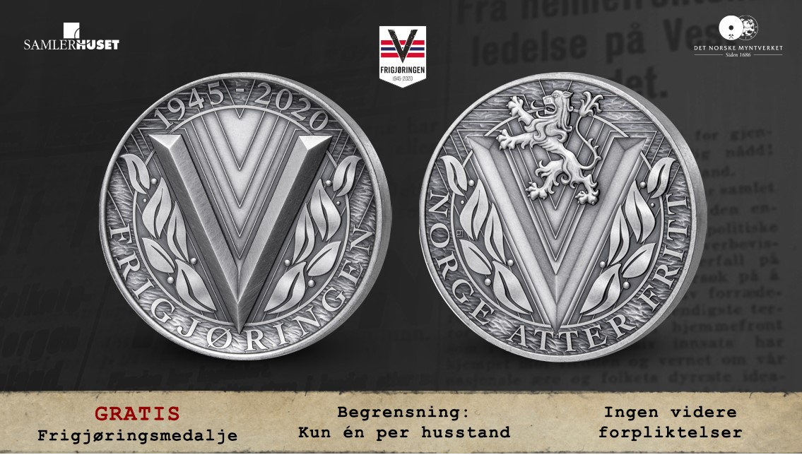 GRATIS Frigjøringsmedalje