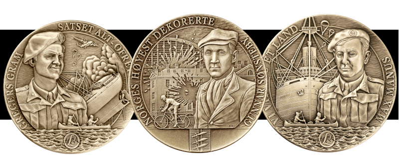 Medaljesett i bronse