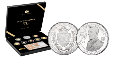 Jubileumssett hedrer Kronprinsen Jubileumssett hedrer Kronprinsen