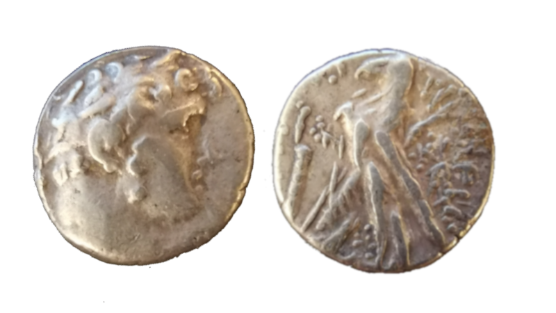 Halv shekel fra Tyr - judasmynten Halv shekel fra Tyr - judasmynten