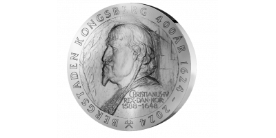 Jubileumsmedalje for sølvfunnet og Kongsberg 400 år