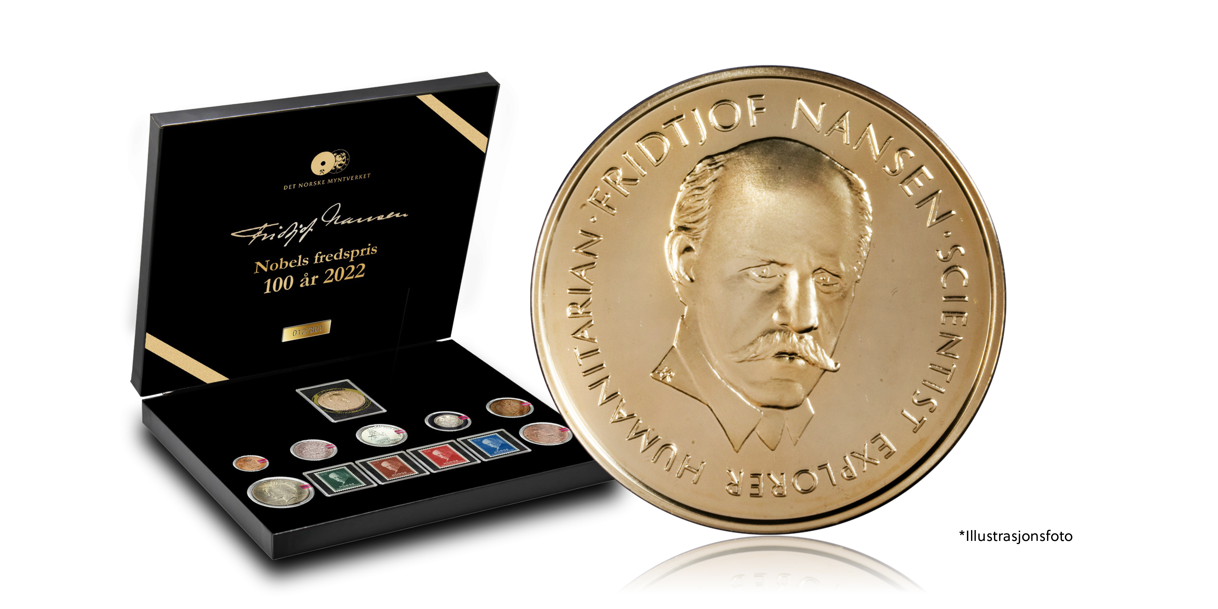 Jubileumssett hedrer fredshelten Nansen Jubileumssett hedrer fredshelten Nansen