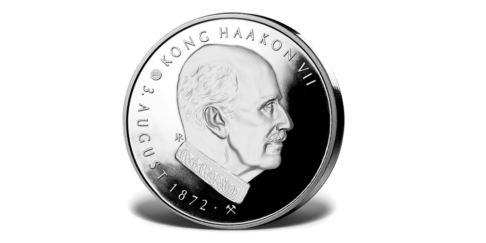   Jubileumsmedalje preges på dagen, i krigssølv