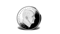   Jubileumsmedalje preges på dagen, i krigssølv