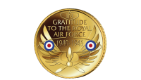 Royal Air Force minnemynt i gull
