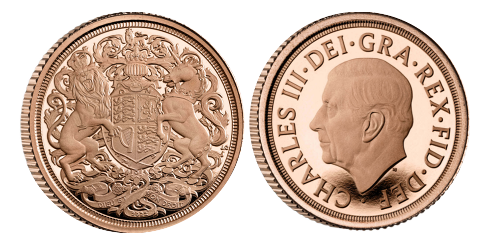 Revers og advers av kong charles første sovereign Revers og advers av kong charles første sovereign