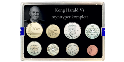 Norges siste konge på mynt?