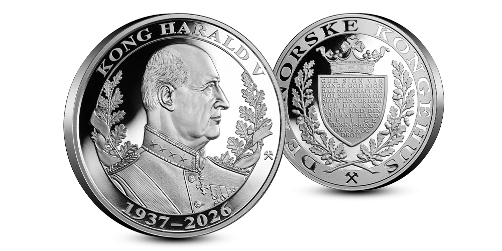 En hyllest til Kong Harald V i rent s&oslash;lv