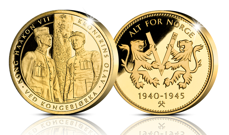 Alt for Norge gullmedalje 9 karat Alt for Norge gullmedalje 9 karat