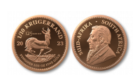 Krugerrand 2023 advers og revers med unikt pregemerke